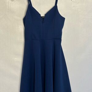 Elegant Navy Blue Dress